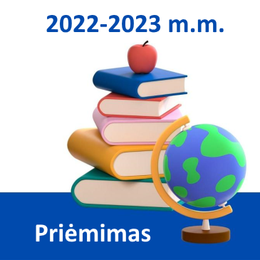Naujai priimtų mokinių sąrašai 2022-2023 m.m.