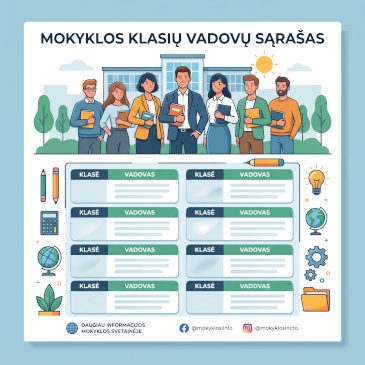 Klasių vadovai